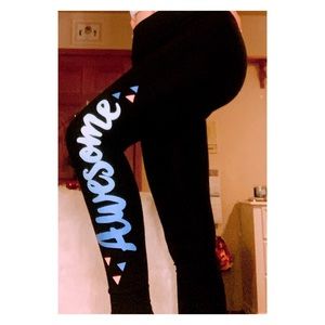“Awesome” Black Leggings 🎀